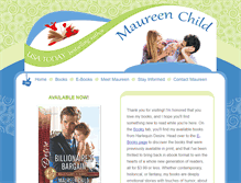 Tablet Screenshot of maureenchild.com